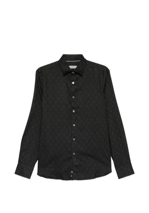 Canali long-sleeve patterned shirt - Grey