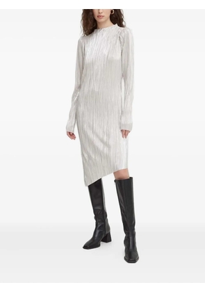 Bruuns Bazaar metallic-effect asymmetric dress - Grey