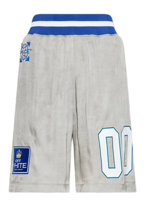 Off-White number-print shorts - Grey