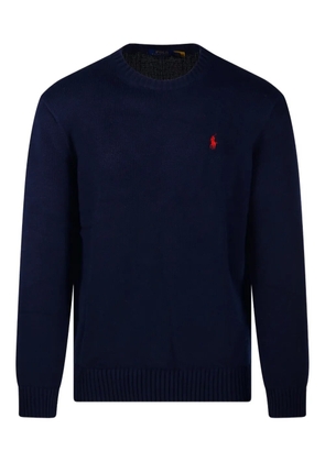 Polo Ralph Lauren Polo Pony-embroidered crew-neck sweater - Blue
