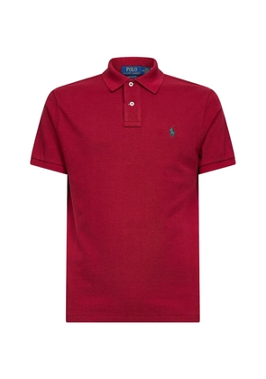 Polo Ralph Lauren two-button embroidery polo shirt - Red