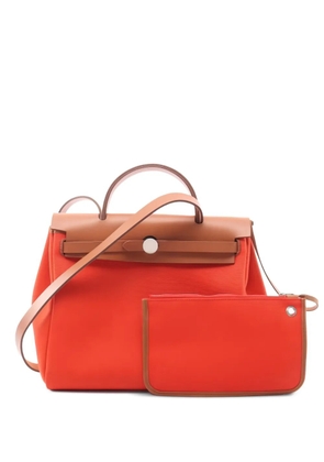 Hermès Pre-Owned 2022 PM Herbag Zip flap handbag - Orange