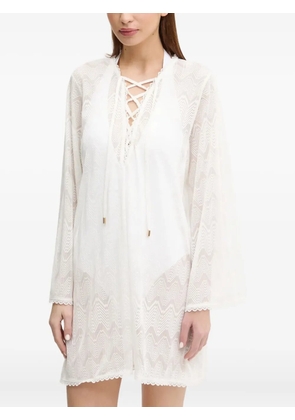 Melissa Odabash lace-up beachwear - White