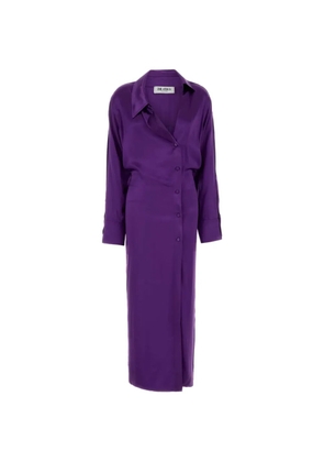 The Attico satin dress - Purple