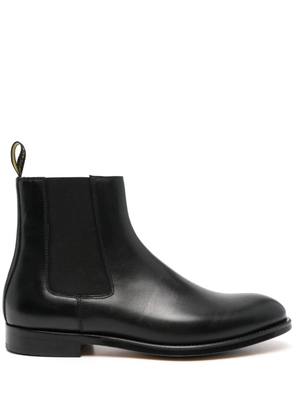 Doucal's slip-on leather Chelsea boots - Black