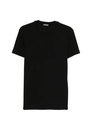 TOM FORD perforated crew-neck T-shirt - Black