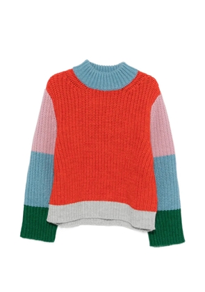 Essentiel Antwerp colour-block sweater - Red