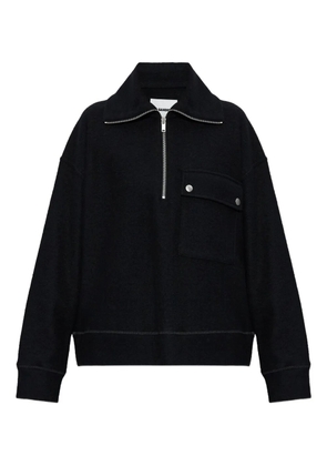 JIL SANDER+ half-zip long-sleeve sweatshirt - Black