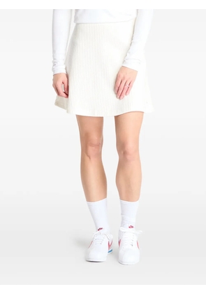 Nike ribbed-knit mini skirt - White