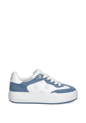 GUESS USA Swole perforated sneakers - White