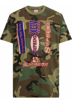 Supreme multi logo T-shirt - Green