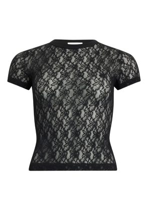 Patou lace T-shirt - Black