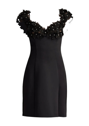 Tadashi Shoji Sone floral-lace dress - Black