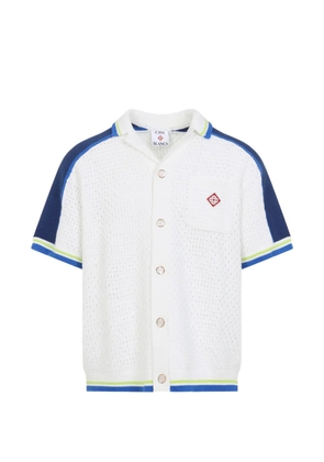 Casablanca logo-embroidered shirt - White