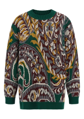 ETRO paisley wool sweater - Green