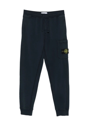Stone Island patch-pocket drawstring trousers - Blue