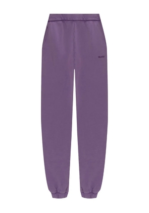 The Attico logo-embroidered track pants - Purple