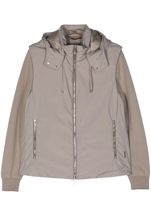Moorer Evan-STP padded jacket - Grey