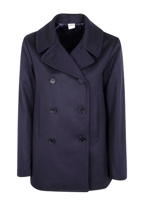 ASPESI double-breasted wool coat - Blue