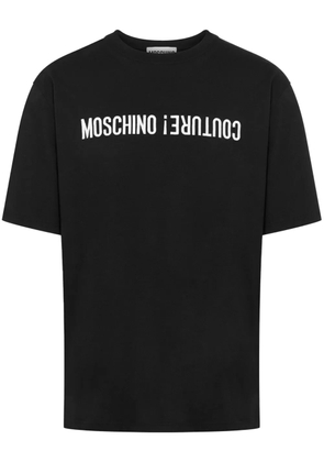 Moschino logo-print cotton T-shirt - Black