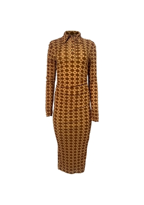 Nanushka long-sleeve midi dress - Brown