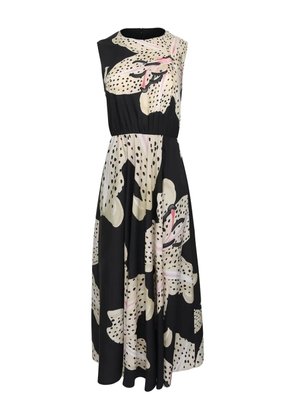 Giambattista Valli floral midi dress - Black