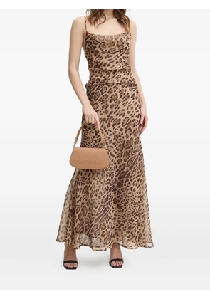 Bardot Monroe leopard-print maxi skirt - Brown