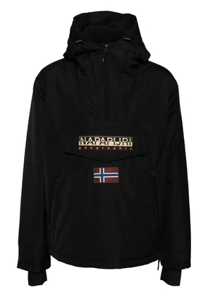 Napapijri logo patch jacket - Black