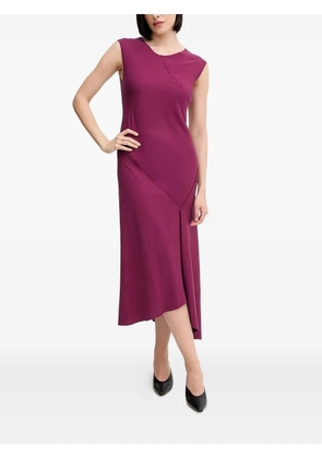 Hoss Intropia asymmetric-seam midi dress - Purple