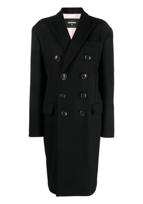 DSQUARED2 double-breasted coat - Black