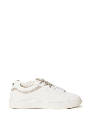 TWINSET leather sneakers - White