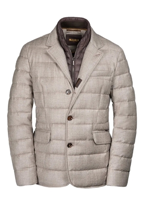 Moorer Nomos padded jacket - Neutrals