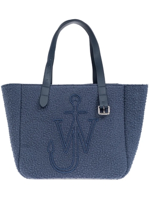 JW Anderson logo-embroidered tote bag - Blue