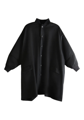 Yohji Yamamoto button wool coat - Black