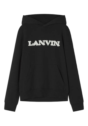 Lanvin embroidered hoodie - Black