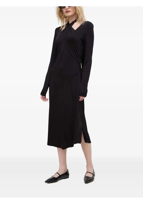 Bruuns Bazaar halterneck long-sleeve dress - Black