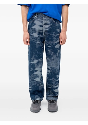 HUGO patterned jeans - Blue