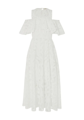 Temperley London Louis off-shoulder lace dress - White