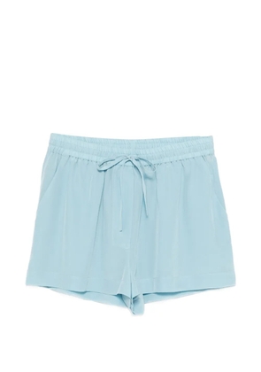 P.A.R.O.S.H. Sweet drawstring elasticated-waistband shorts - Blue