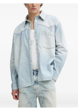 Won Hundred Zayne western-pocket denim shirt - Blue