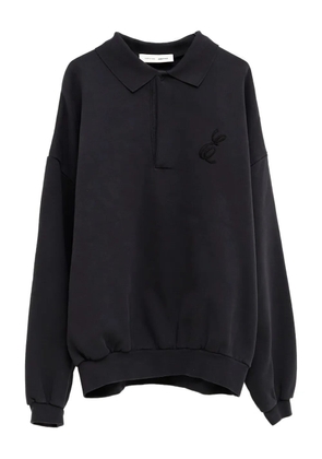 FEAR OF GOD ESSENTIALS embroidered-logo polo shirt - Black