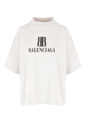 Balenciaga logo-print cotton T-shirt - White