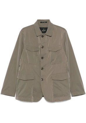 Montecore classic-collar shirt jacket - Neutrals