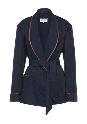 Maison Margiela belted blazer - Blue