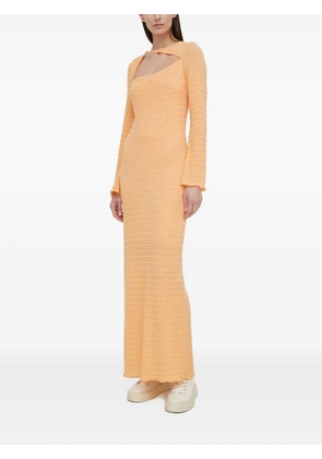 Résumé cut-out long-sleeve dress - Orange