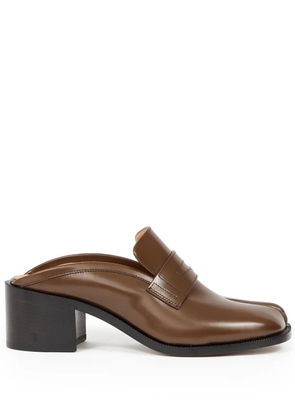 Maison Margiela 55mm Tabi City mules - Brown