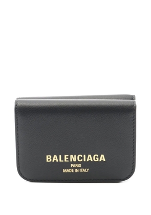 Balenciaga Pre-Owned 2023 tri-fold leather wallet - Black