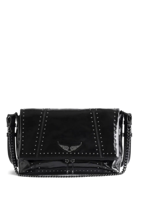Zadig&Voltaire Rocky II studs leather shoulder bag - Black