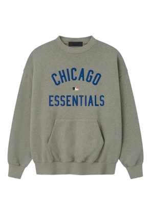 FEAR OF GOD ESSENTIALS x MLB Cubs graphic crew-neck sweatshirt - Grey