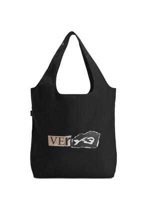 Y-3 logo tote bag - Black